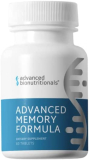 Advanced Bionutritionals Advanced Memory Formula, Brain Booster, Focus, Brain Supplement for Memory and Focus, Acetylcholine, Alpha-GPC, NeuroFactor, Manufactured in The USA, 60 Tablets